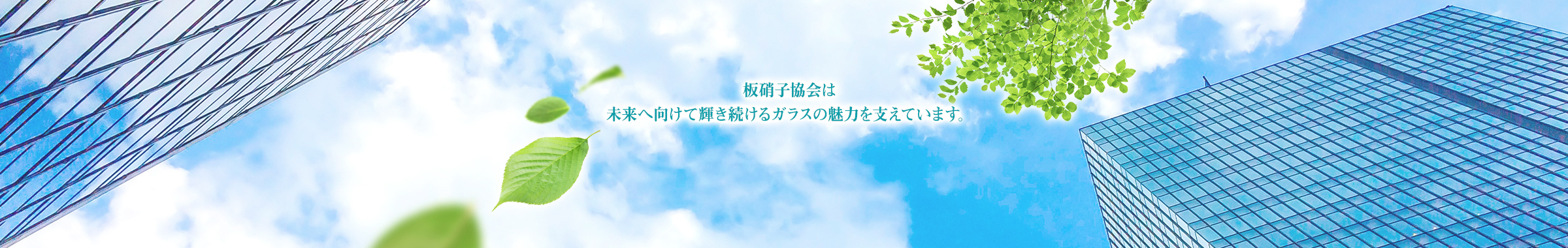 板硝子協会は未来へ向けて輝き続けるガラスの魅力を支えています。